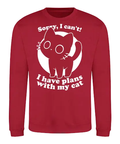 I Like Cats Not People - People, like, dislike, Cat, Black Cat, Pet, Judgement, Sarcasm, Fluffy, Cute, Funny, Fun, Joke - Sweatshirt