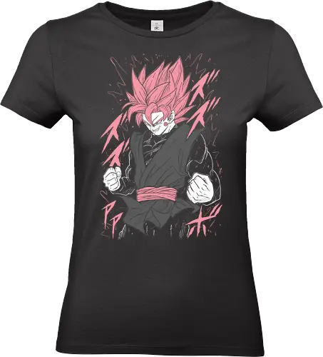 Black Goku Ball - Dragon super - Kawaii, Anime, Manga, Tokyo, Angry, Japanese Art, Aesthetic, Manga Style, Zylixzen, Aggressive, Gamer, Otaku, Gift, Cool - Standard T-Shirt (Frauen)