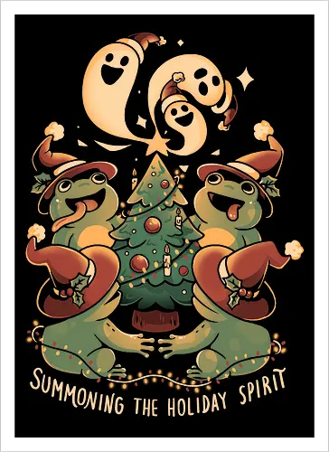 Summoning The Holiday Spirit Frogs