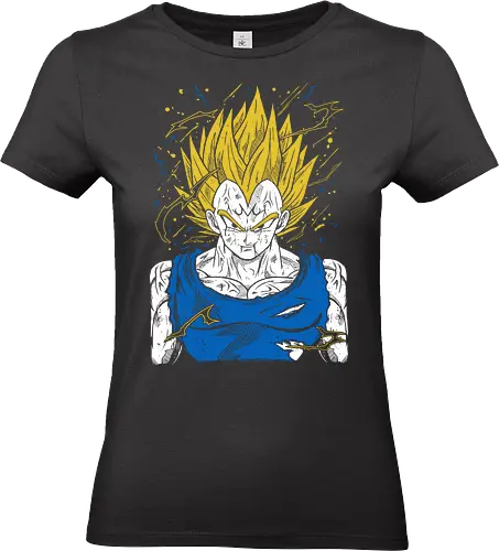 Majin Vegeta Ball - Dragon Z - Kawaii, Anime, Manga, Tokyo, Angry, Japanese Art, Aesthetic, Manga Style, Zylixzen, Aggressive, Gamer, Otaku, Gift, Cool - Standard T-Shirt (Frauen)