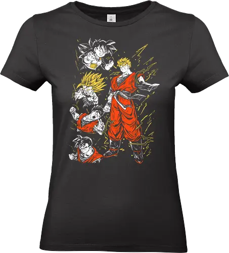 Son Gohan Ball - Dragon Z - Kawaii, Anime, Manga, Tokyo, Angry, Japanese Art, Aesthetic, Manga Style, Zylixzen, Aggressive, Gamer, Otaku, Gift, Cool - Standard T-Shirt (Frauen)