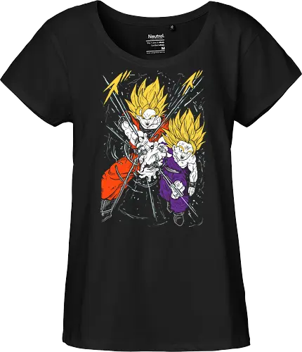 Son Gohan and Goku Super Saiyan 2 Ball - Dragon Z