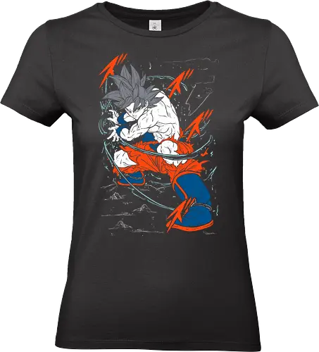 Son Goku Ball - Dragon Z - Kawaii, Anime, Manga, Tokyo, Angry, Japanese Art, Aesthetic, Manga Style, Zylixzen, Aggressive, Gamer, Otaku, Gift, Cool - Standard T-Shirt (Frauen)