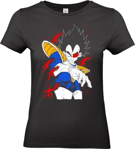 Vegeta Ball - Dragon Z - Kawaii, Anime, Manga, Tokyo, Angry, Japanese Art, Aesthetic, Manga Style, Zylixzen, Aggressive, Gamer, Otaku, Gift, Cool - Standard T-Shirt (Frauen)