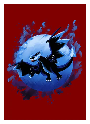 Mega Dragon X - Pocket, Dragon, Mega - Kunstdruck
