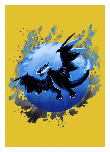 Mega Dragon X - Pocket, Dragon, Mega - Kunstdruck