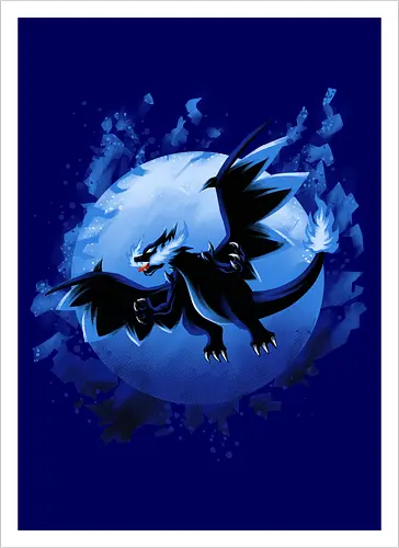 Mega Dragon X - Pocket, Dragon, Mega - Kunstdruck