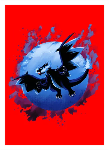 Mega Dragon X - Pocket, Dragon, Mega - Kunstdruck