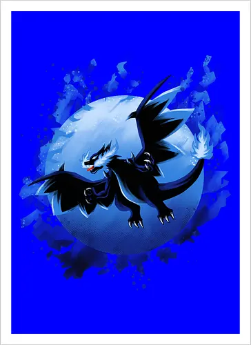 Mega Dragon X - Pocket, Dragon, Mega - Kunstdruck
