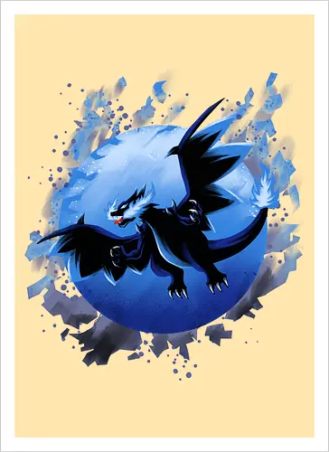 Mega Dragon X - Pocket, Dragon, Mega - Kunstdruck