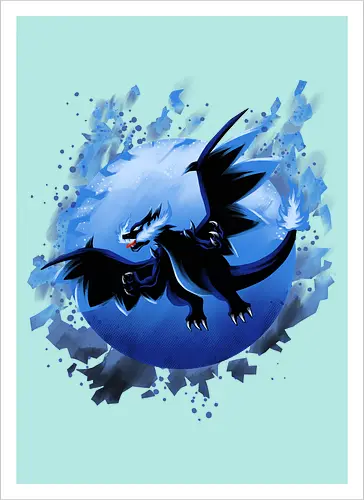 Mega Dragon X - Pocket, Dragon, Mega - Kunstdruck