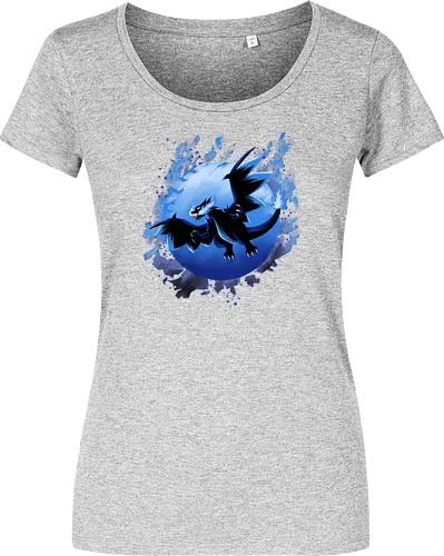 Mega Dragon X - Pocket, Dragon, Mega - Damen T-Shirt