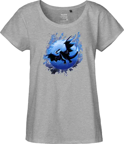 Mega Dragon X - Pocket, Dragon, Mega - Fairtrade Girl Shirt