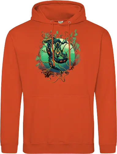 Mega Green Dragon - Pokemon. Rayquaza - Standard Hoodie