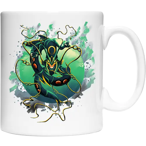 Mega Green Dragon - Pokemon. Rayquaza - Keramiktasse