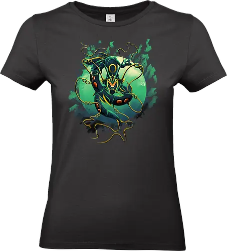 Mega Green Dragon - Pokemon. Rayquaza - Standard T-Shirt (Frauen)