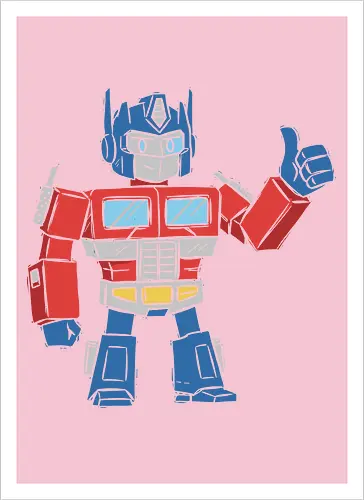 Optimus Prime Thumb Up - Transformers G1 Leader