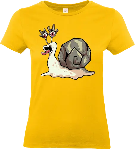 slow rock  - snail, slow rock, slow, cool, fun, funny, parody, animal, comedy, music - Standard T-Shirt (Frauen)