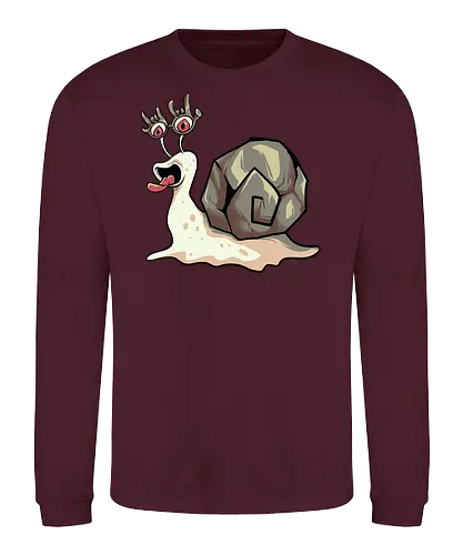 slow rock  - snail, slow rock, slow, cool, fun, funny, parody, animal, comedy, music - Sweatshirt