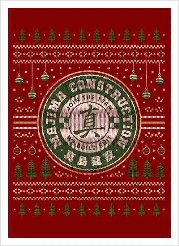 Majima Construction Ugly Sweater