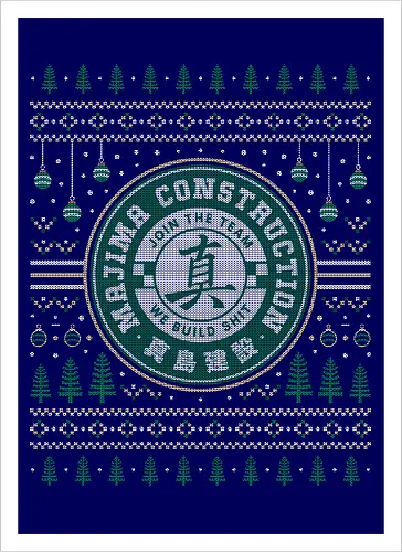 Majima Construction Ugly Sweater