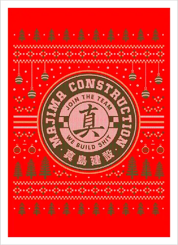 Majima Construction Ugly Sweater