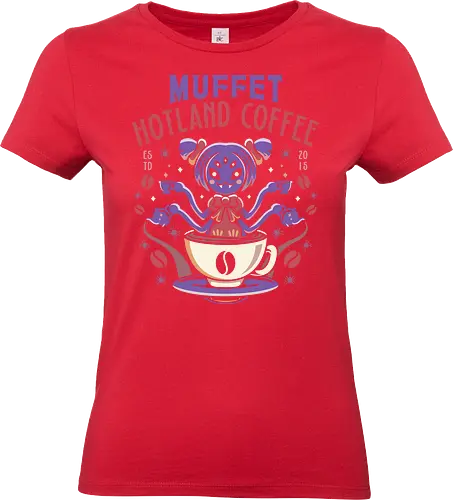 Muffet Hotland Coffee - Tale, deltarune, muffet, sans, spider cider, indie game, video game, gaming, rpg, flowey, mettaton, gamer, papyrus, toriel, asgore - Standard T-Shirt (Frauen)