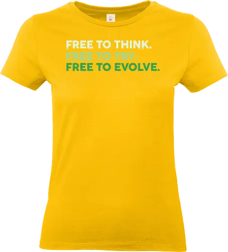 evolve motivation  - self care, end the stigma, anxiety awareness, healing journey, positive mindset, you are not alone, mental wellness, self love, mental health, parody, fun, justice, font, lettering, typography, it's okay to not be okay, anxiety, comedy - Standard T-Shirt (Frauen)