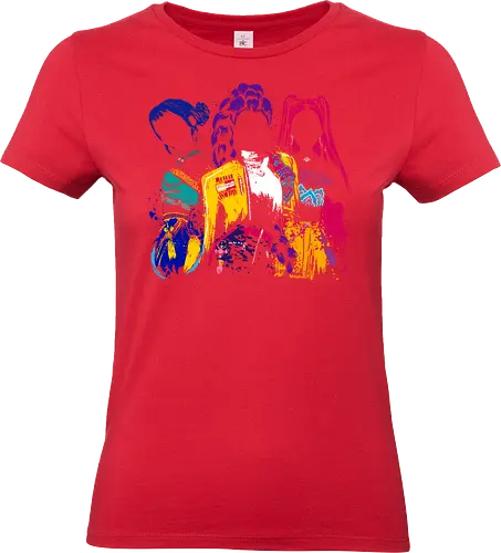 Hunters behind the shadows - kpop, saja boys, rumi, zoey, mira, demon hunters, music, movies - Standard T-Shirt (Frauen)