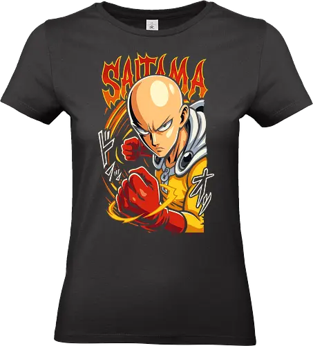 Serious Punch Man - One-Punch Man, Serious Punch, Caped Baldy, anime, manga, hero, fan art, t-shirt design, art print, cool anime art, geek art, stylish, overpowered, Shonen, action graphic - Standard T-Shirt (Frauen)