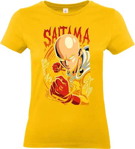 Serious Punch Man - One-Punch Man, Serious Punch, Caped Baldy, anime, manga, hero, fan art, t-shirt design, art print, cool anime art, geek art, stylish, overpowered, Shonen, action graphic - Standard T-Shirt (Frauen)