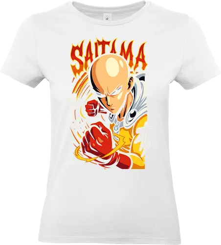 Serious Punch Man - One-Punch Man, Serious Punch, Caped Baldy, anime, manga, hero, fan art, t-shirt design, art print, cool anime art, geek art, stylish, overpowered, Shonen, action graphic - Standard T-Shirt (Frauen)