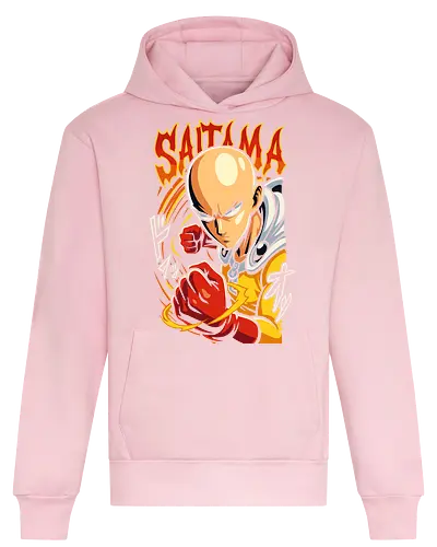 Serious Punch Man - One-Punch Man, Serious Punch, Caped Baldy, anime, manga, hero, fan art, t-shirt design, art print, cool anime art, geek art, stylish, overpowered, Shonen, action graphic - Heavyweight Hoodie
