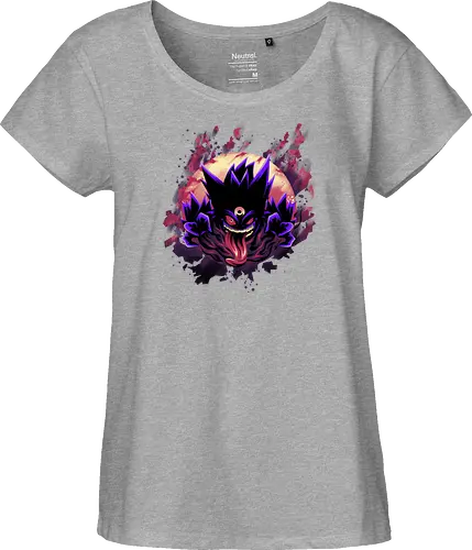 Mega Poison Ghost - Pocket, Mega Gengar, Poison, Ghost - Fairtrade Girl Shirt