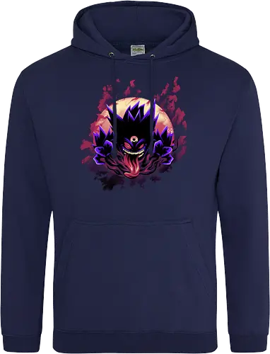 Mega Poison Ghost - Pocket, Mega Gengar, Poison, Ghost - Standard Hoodie