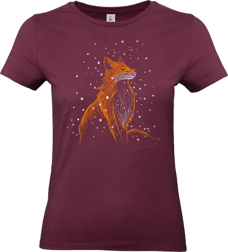 Winter is coming - fox, foxy, winter, winter wonderland, nature, animals, cute - Standard T-Shirt (Frauen)