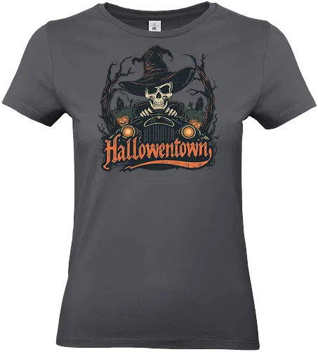 Halloweentown  – Spooky Cozy Autumn Vibes - halloweentown, halloween, spooky, magic, witch, pumpkin, ghost, cozy, autumn, fall, horror, witchy, gothic, moon, vibes - Standard T-Shirt (Frauen)