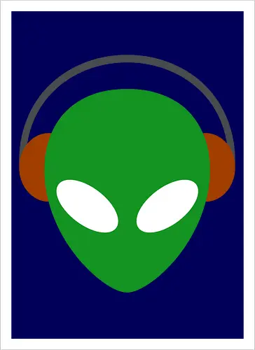 Alien Music Art