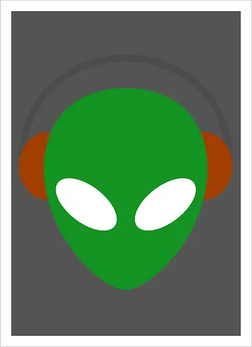 Alien Music Art