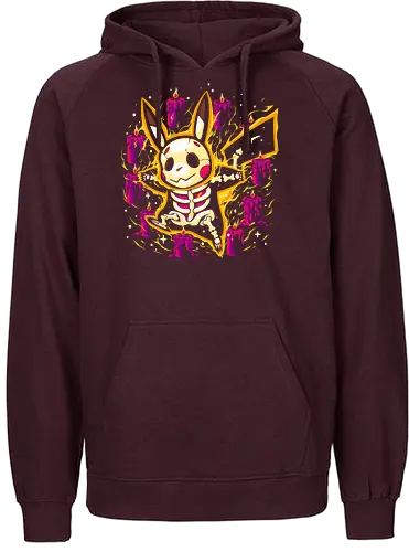 Electric Spooky - Pocket, Pokémon Go, Pokémon art, Pokémon community, Mouse, Pikachu Power, Pikachu cosplay, letsgopikachu, pikachulove, shiny Pikachu, Pikachu memes, Halloween, spooky horror, Halloween Pikachu, spooky Pikachu - Fairtrade Hoodie