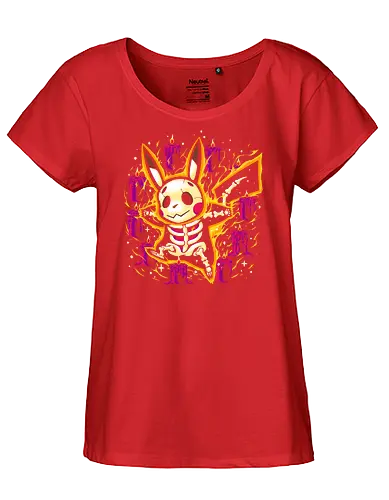Electric Spooky - Pocket, Pokémon Go, Pokémon art, Pokémon community, Mouse, Pikachu Power, Pikachu cosplay, letsgopikachu, pikachulove, shiny Pikachu, Pikachu memes, Halloween, spooky horror, Halloween Pikachu, spooky Pikachu - Fairtrade Girl Shirt