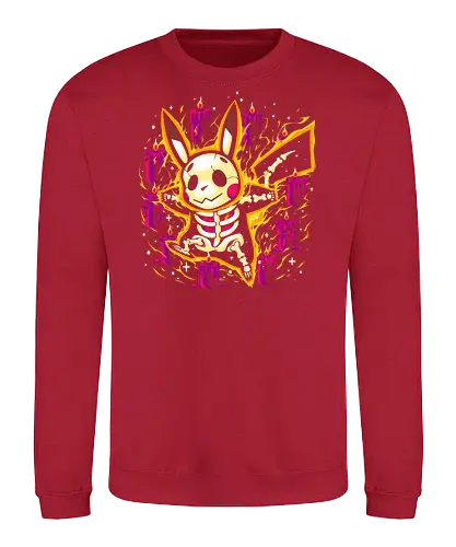 Electric Spooky - Pocket, Pokémon Go, Pokémon art, Pokémon community, Mouse, Pikachu Power, Pikachu cosplay, letsgopikachu, pikachulove, shiny Pikachu, Pikachu memes, Halloween, spooky horror, Halloween Pikachu, spooky Pikachu - Sweatshirt