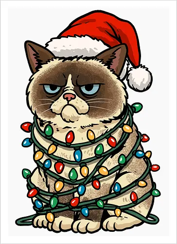 Jolly Christmas Cat