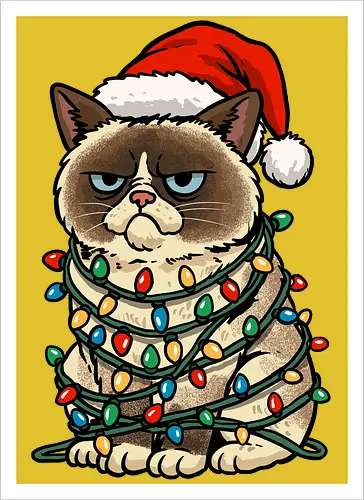 Jolly Christmas Cat