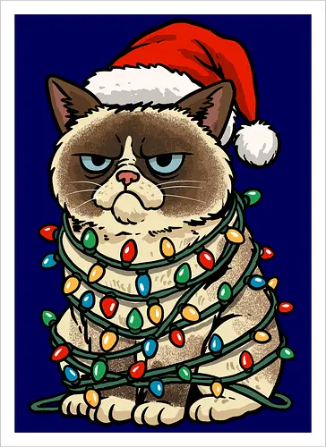 Jolly Christmas Cat
