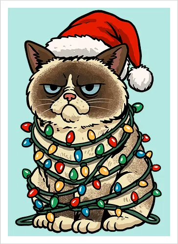 Jolly Christmas Cat