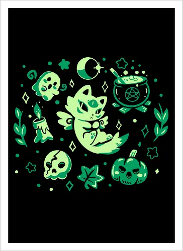 Green Halloween Vibes