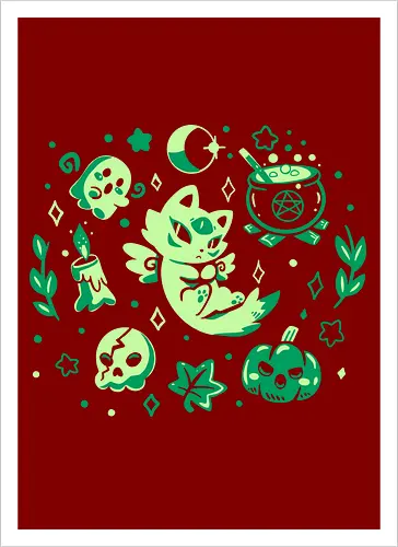 Green Halloween Vibes