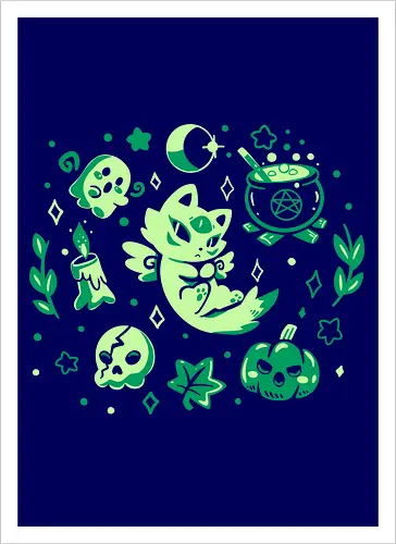 Green Halloween Vibes