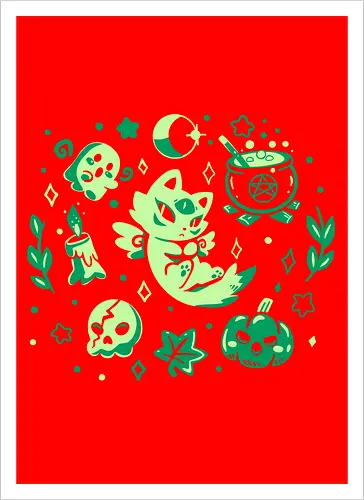 Green Halloween Vibes